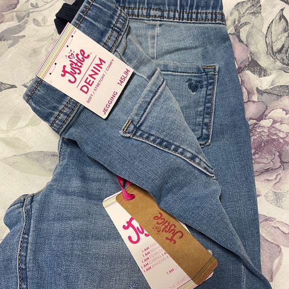 Girls Justice Jeggings Size 14 Slim - Picture 3 of 6